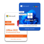 Windows 11 Professional + Office 2021 Professional Plus, licencje prawna stała, przez e-mail